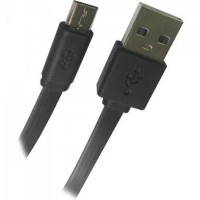 Cabo De Dados Micro Usb Flat 18M Umi401/1.8Bk Preto Fortrek